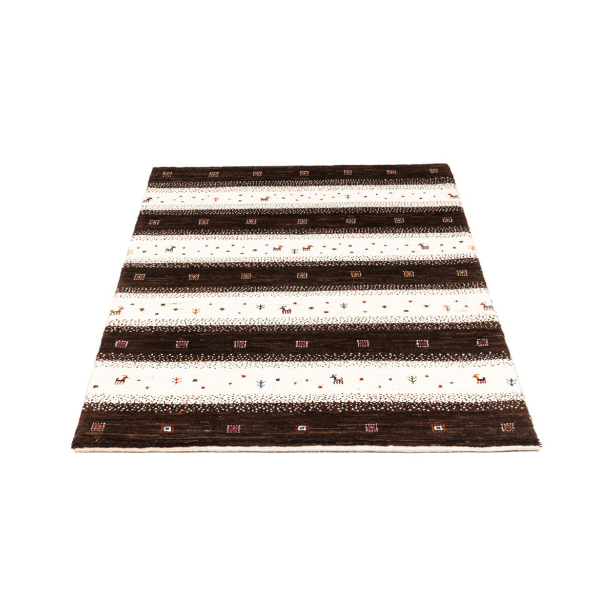 Dywan Gabbeh - Loribaft Perski - Royal - 136 x 84 cm - wielokolorowy