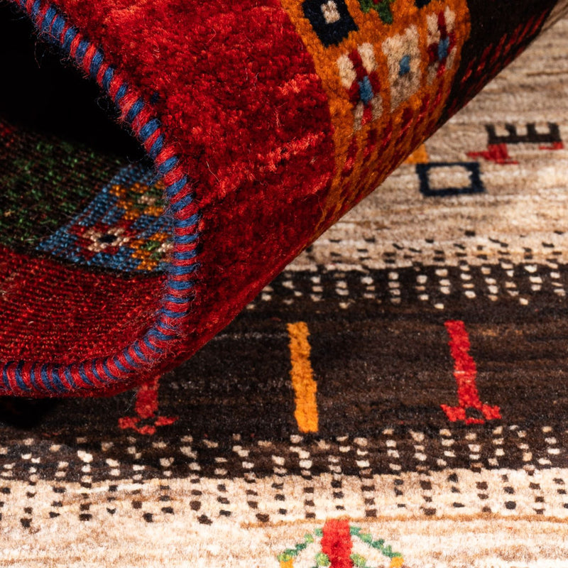 Dywan Gabbeh - Loribaft Perski - Royal - 125 x 87 cm - wielokolorowy