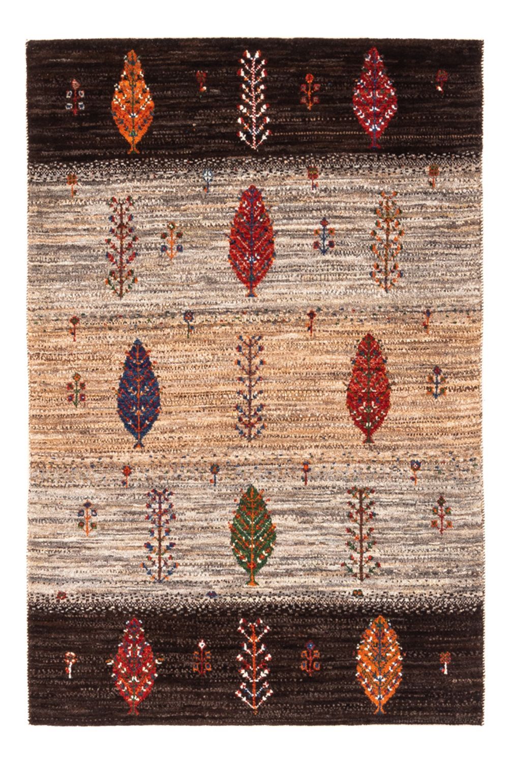 Dywan Gabbeh - Loribaft Perski - Royal - 126 x 85 cm - wielokolorowy