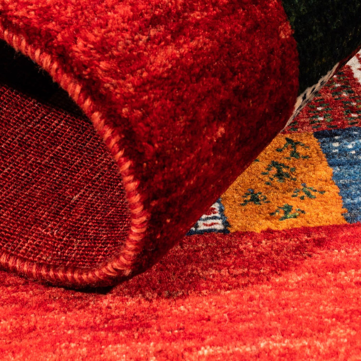 Dywan Gabbeh - Loribaft Perski - Royal - 120 x 85 cm - wielokolorowy