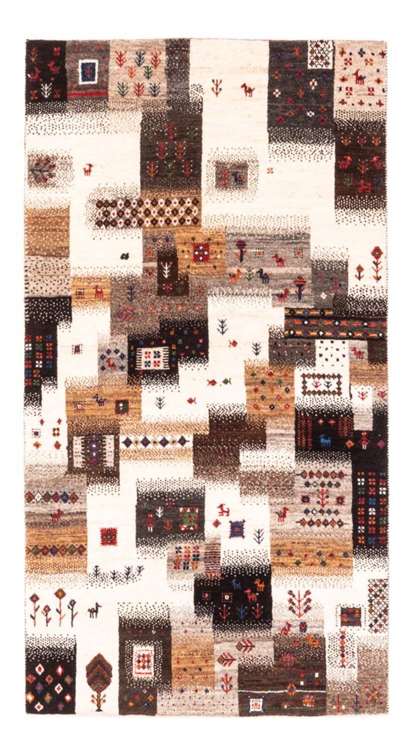 Dywan Gabbeh - Loribaft Perski - Royal - 147 x 85 cm - szary