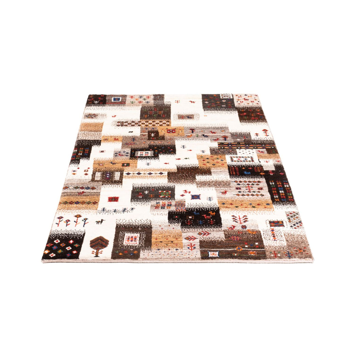 Dywan Gabbeh - Loribaft Perski - Royal - 147 x 85 cm - szary