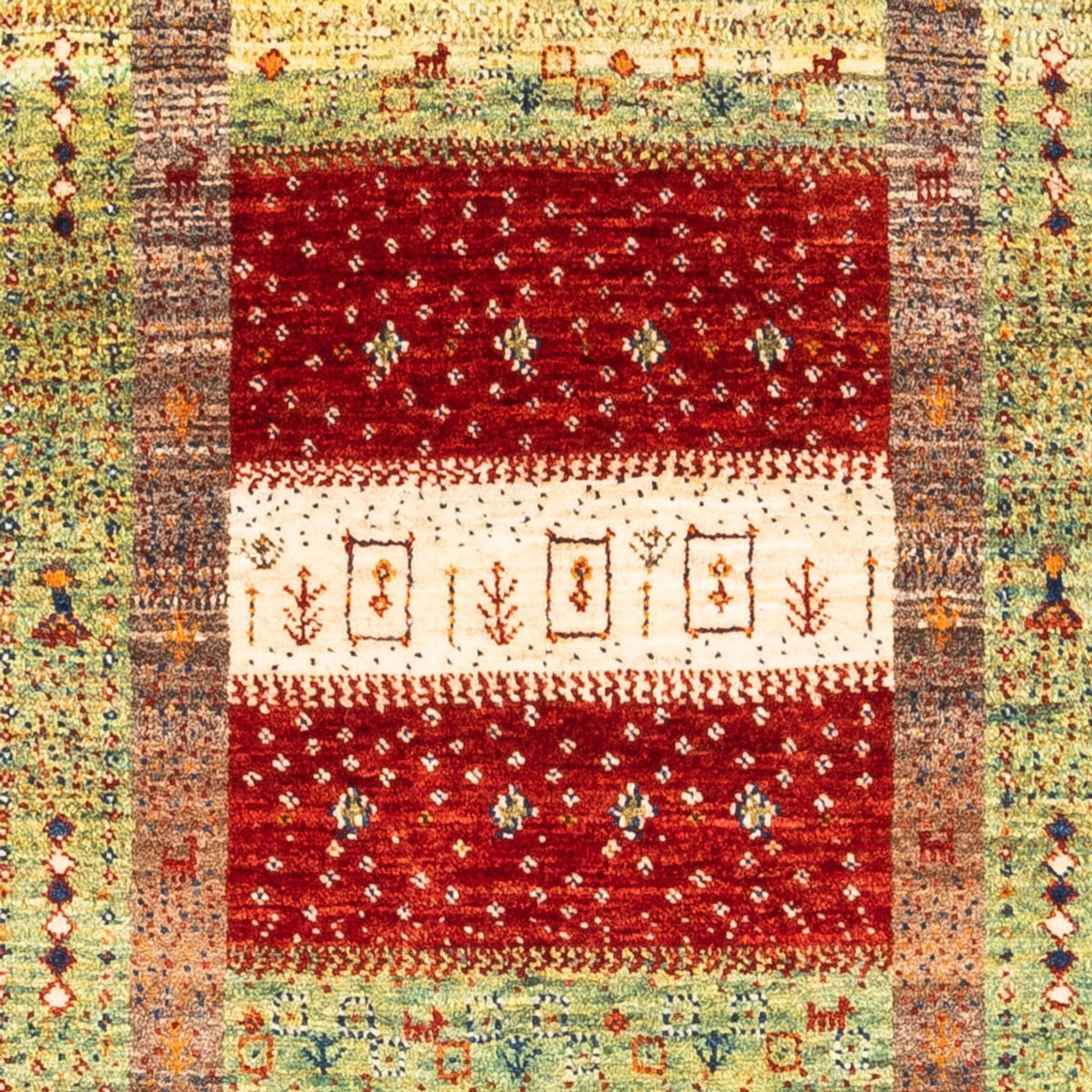 Dywan Gabbeh - Loribaft Perski - Royal - 145 x 90 cm - wielokolorowy