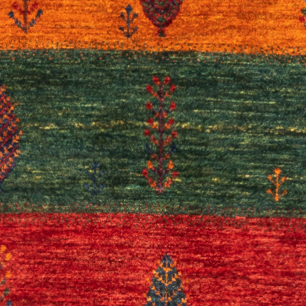 Dywan Gabbeh - Loribaft Perski - Royal - 138 x 84 cm - wielokolorowy