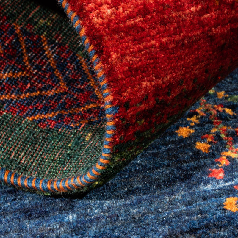 Dywan Gabbeh - Loribaft Perski - Royal - 138 x 84 cm - wielokolorowy