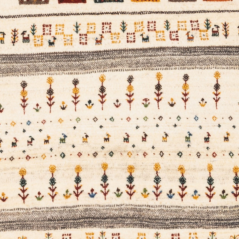 Dywan Gabbeh - Loribaft Perski - Royal - 122 x 78 cm - kremowy