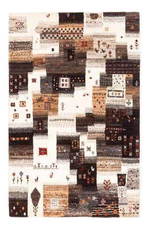 Dywan Gabbeh - Loribaft Perski - Royal - 126 x 85 cm - szary