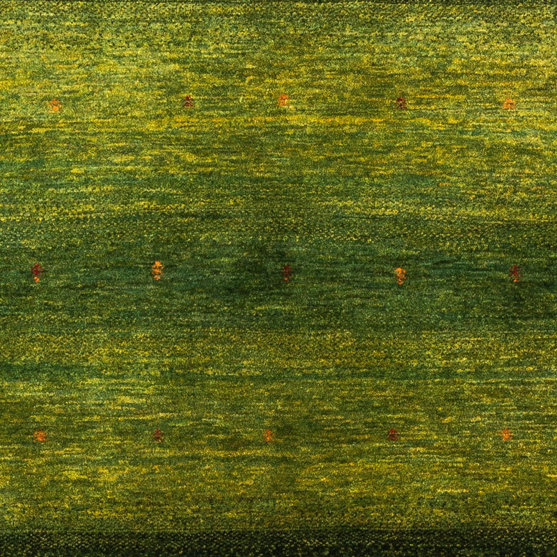 Dywan Gabbeh - Loribaft Perski - 202 x 151 cm - zielona