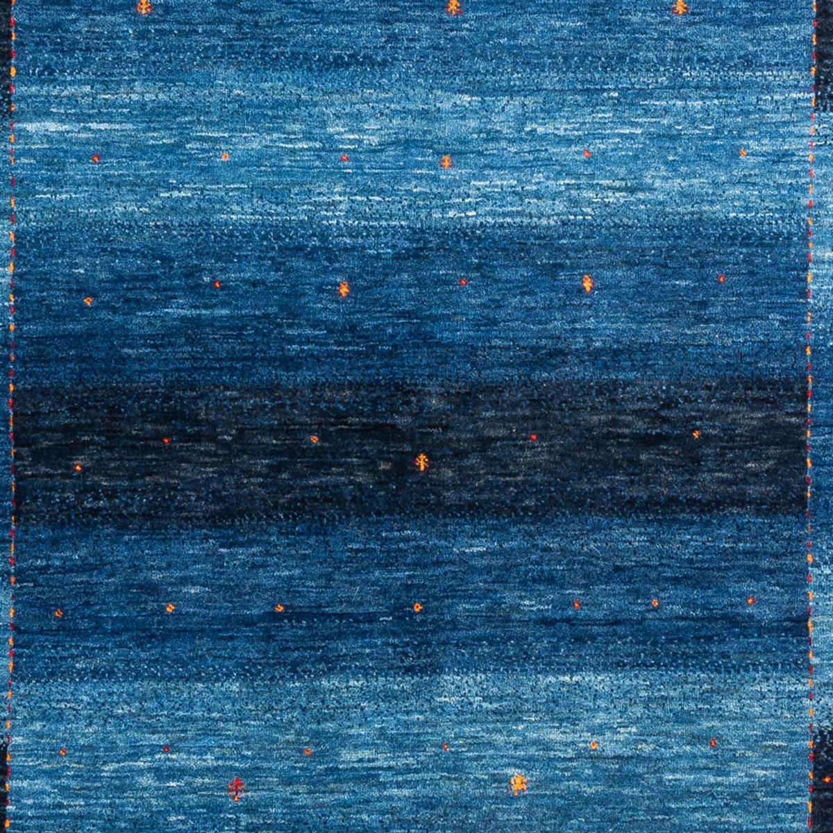 Dywan Gabbeh - Loribaft Perski - 215 x 152 cm - niebieski