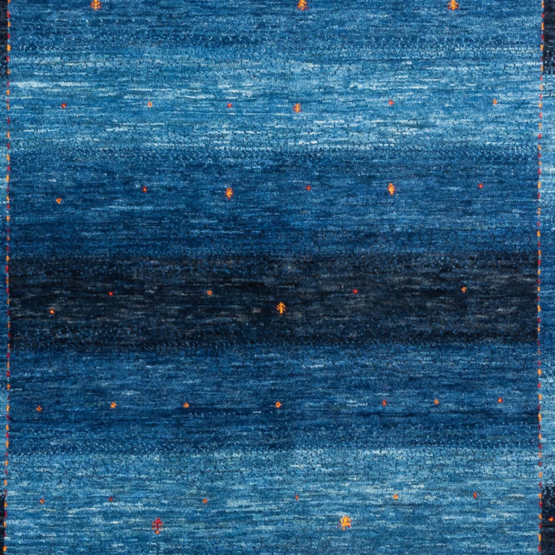 Dywan Gabbeh - Loribaft Perski - 215 x 152 cm - niebieski