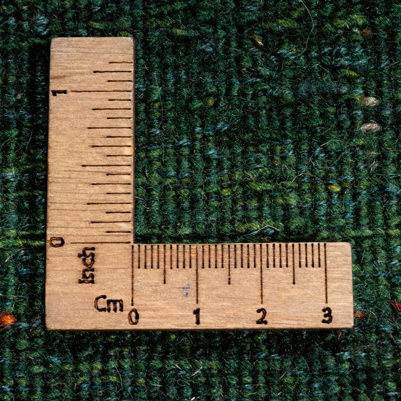 Dywan Gabbeh - Loribaft Perski - 197 x 135 cm - zielona