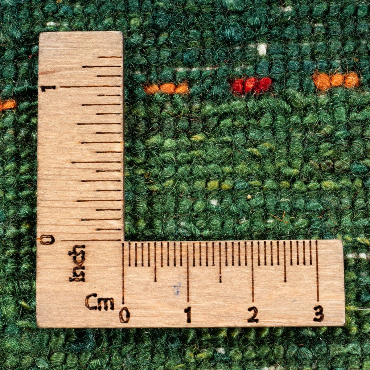 Dywan Gabbeh - Loribaft Perski - 200 x 160 cm - zielona