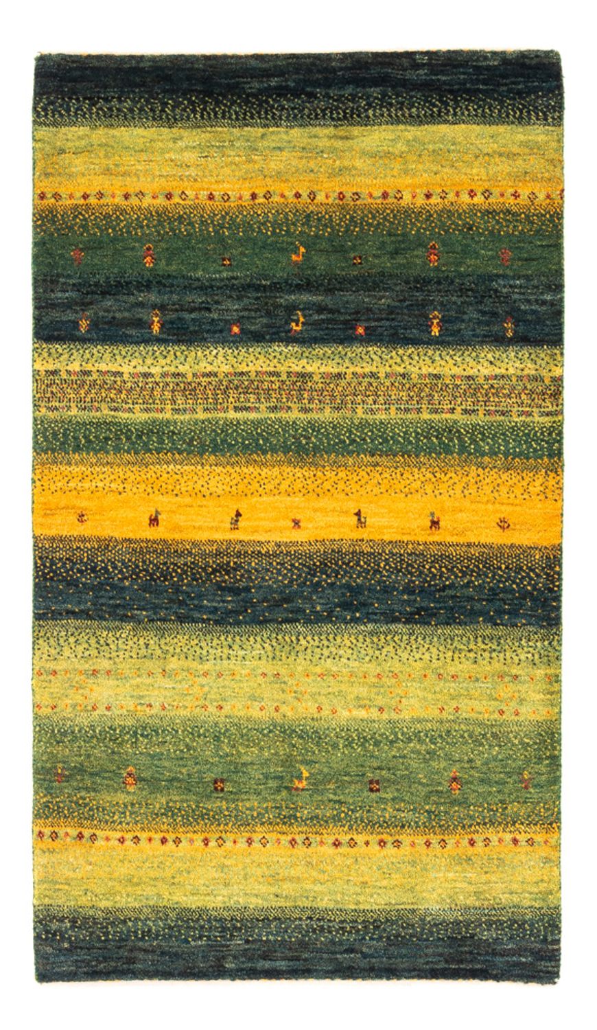 Dywan Gabbeh - Loribaft Perski - Royal - 133 x 82 cm - zielona