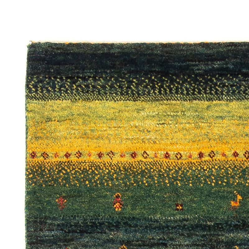 Dywan Gabbeh - Loribaft Perski - Royal - 133 x 82 cm - zielona