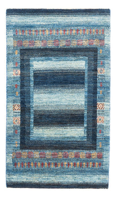 Dywan Gabbeh - Loribaft Perski - Royal - 128 x 78 cm - niebieski