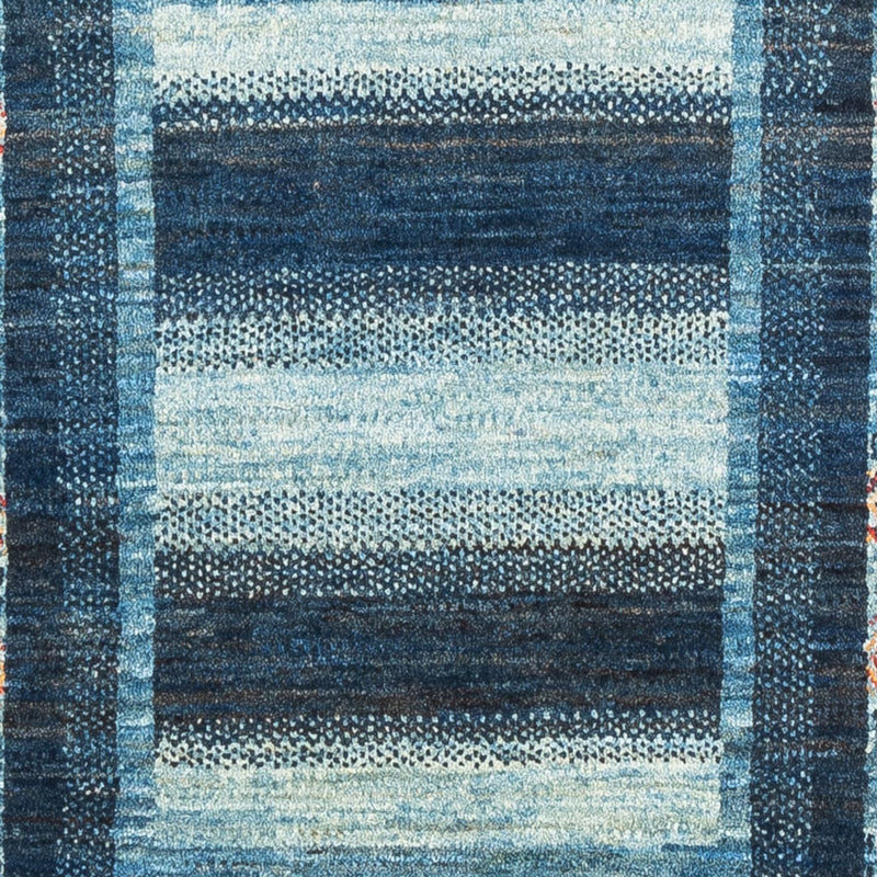 Dywan Gabbeh - Loribaft Perski - Royal - 128 x 78 cm - niebieski