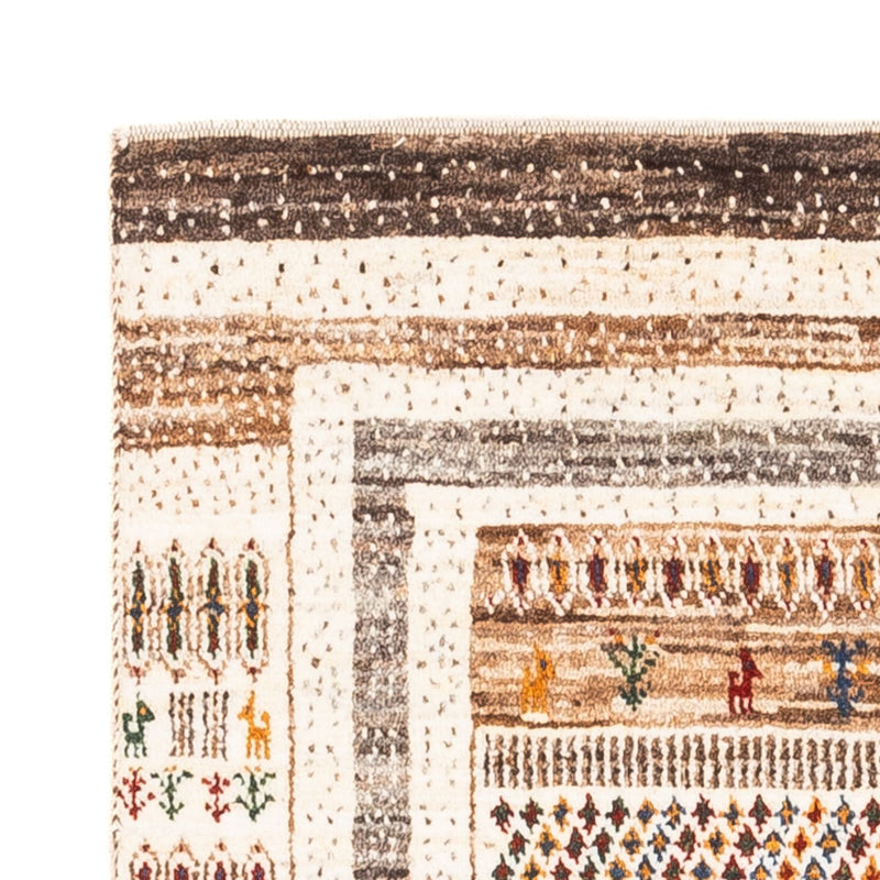 Dywan Gabbeh - Loribaft Perski - Royal - 117 x 76 cm - wielokolorowy