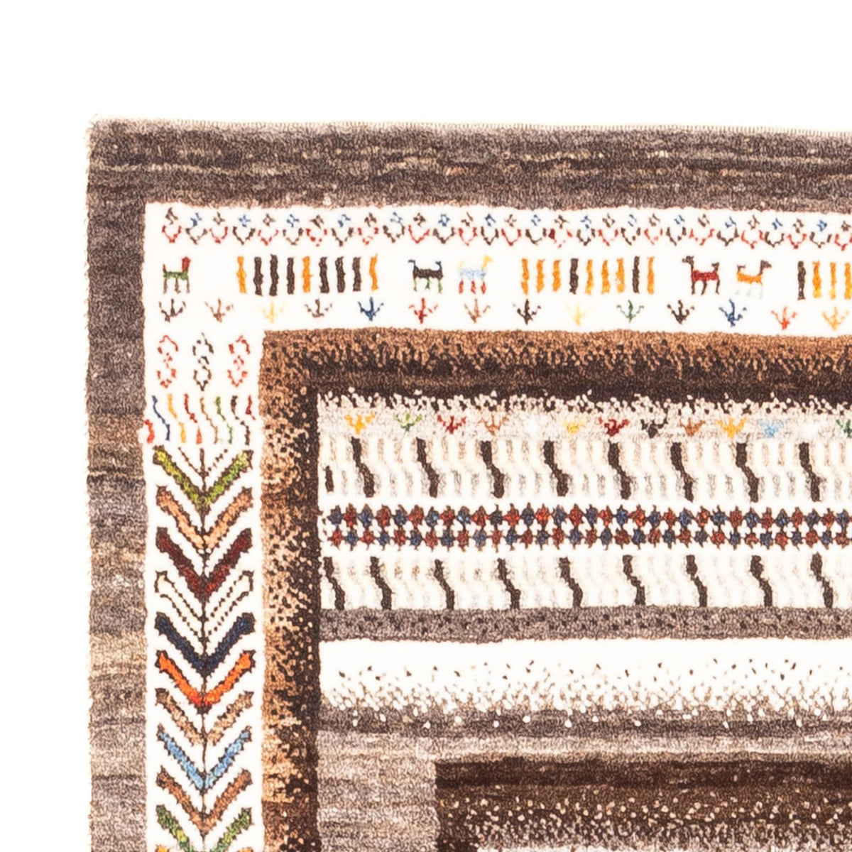 Gabbeh Teppich - Loribaft Perser - Royal - 158 x 100 cm - mehrfarbig