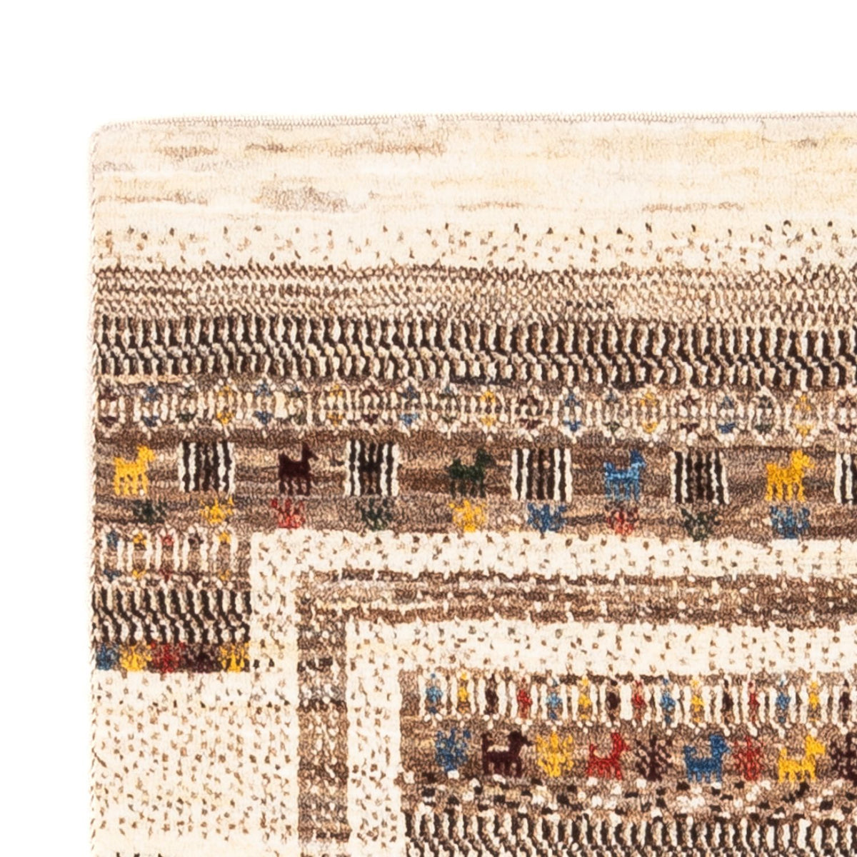 Dywan Gabbeh - Loribaft Perski - Royal - 132 x 84 cm - wielokolorowy