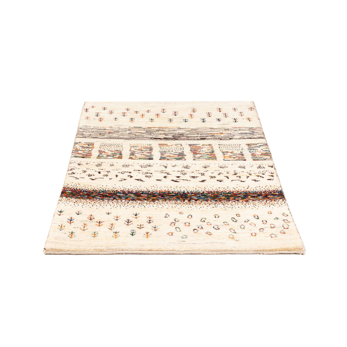 Dywan Gabbeh - Loribaft Perski - Royal - 120 x 83 cm - wielokolorowy