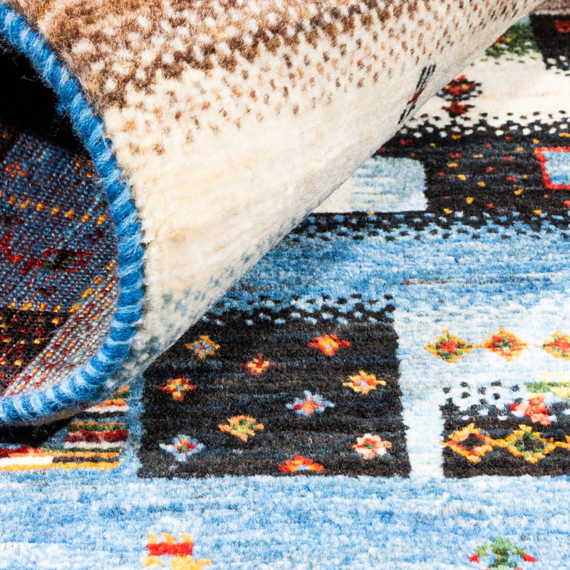 Gabbeh Teppich - Loribaft Perser - Royal - 162 x 106 cm - mehrfarbig