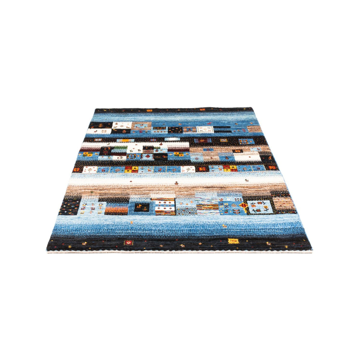 Gabbeh Teppich - Loribaft Perser - Royal - 162 x 106 cm - mehrfarbig