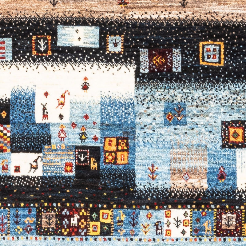 Dywan Gabbeh - Loribaft Perski - Royal - 141 x 87 cm - wielokolorowy