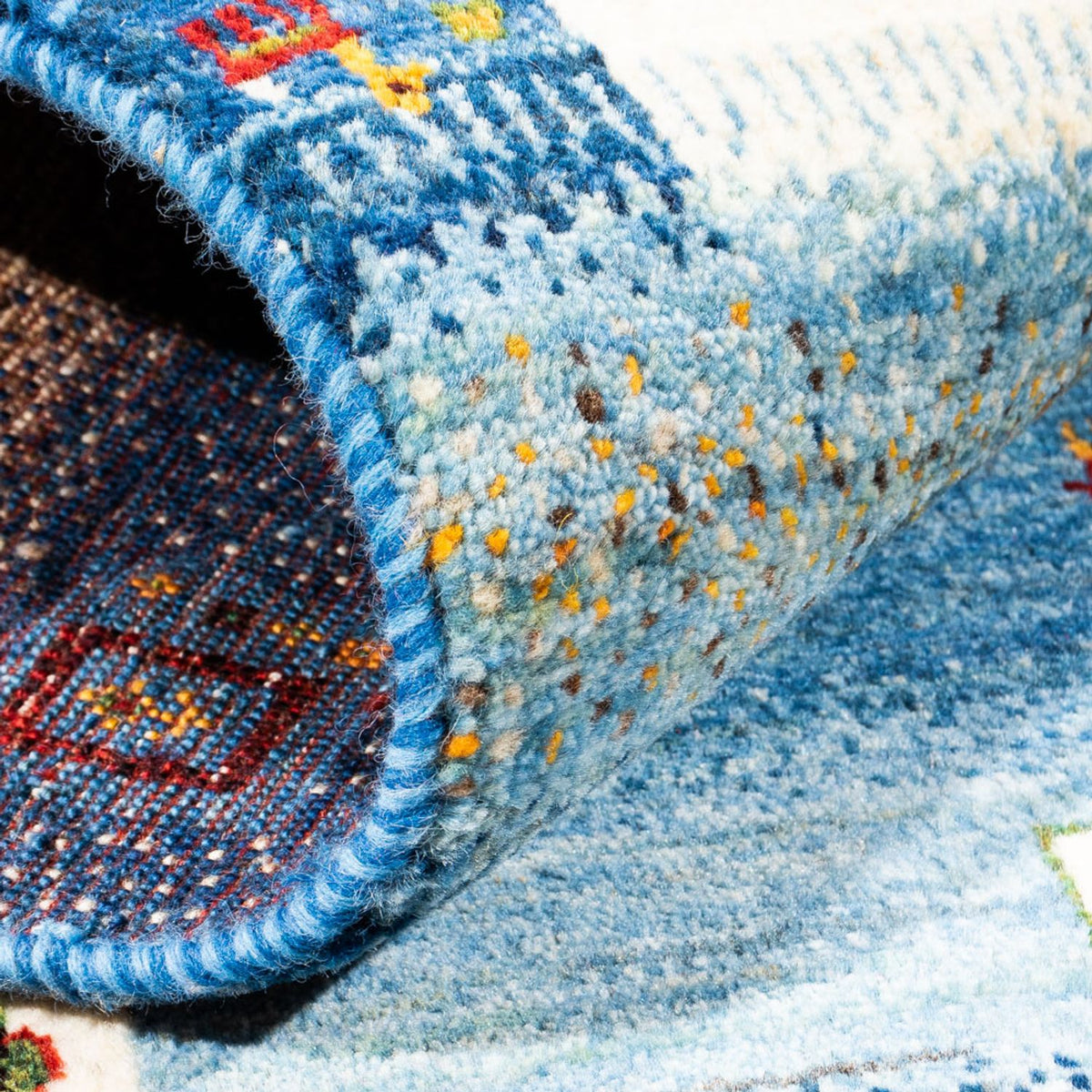 Gabbeh Teppich - Loribaft Perser - Royal - 154 x 103 cm - mehrfarbig