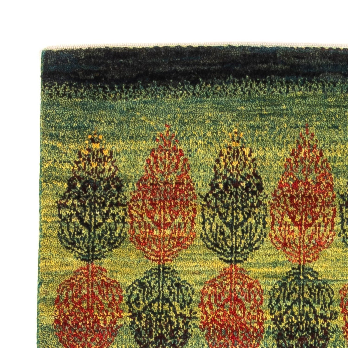 Dywan Gabbeh - Loribaft Perski - Royal - 138 x 87 cm - wielokolorowy