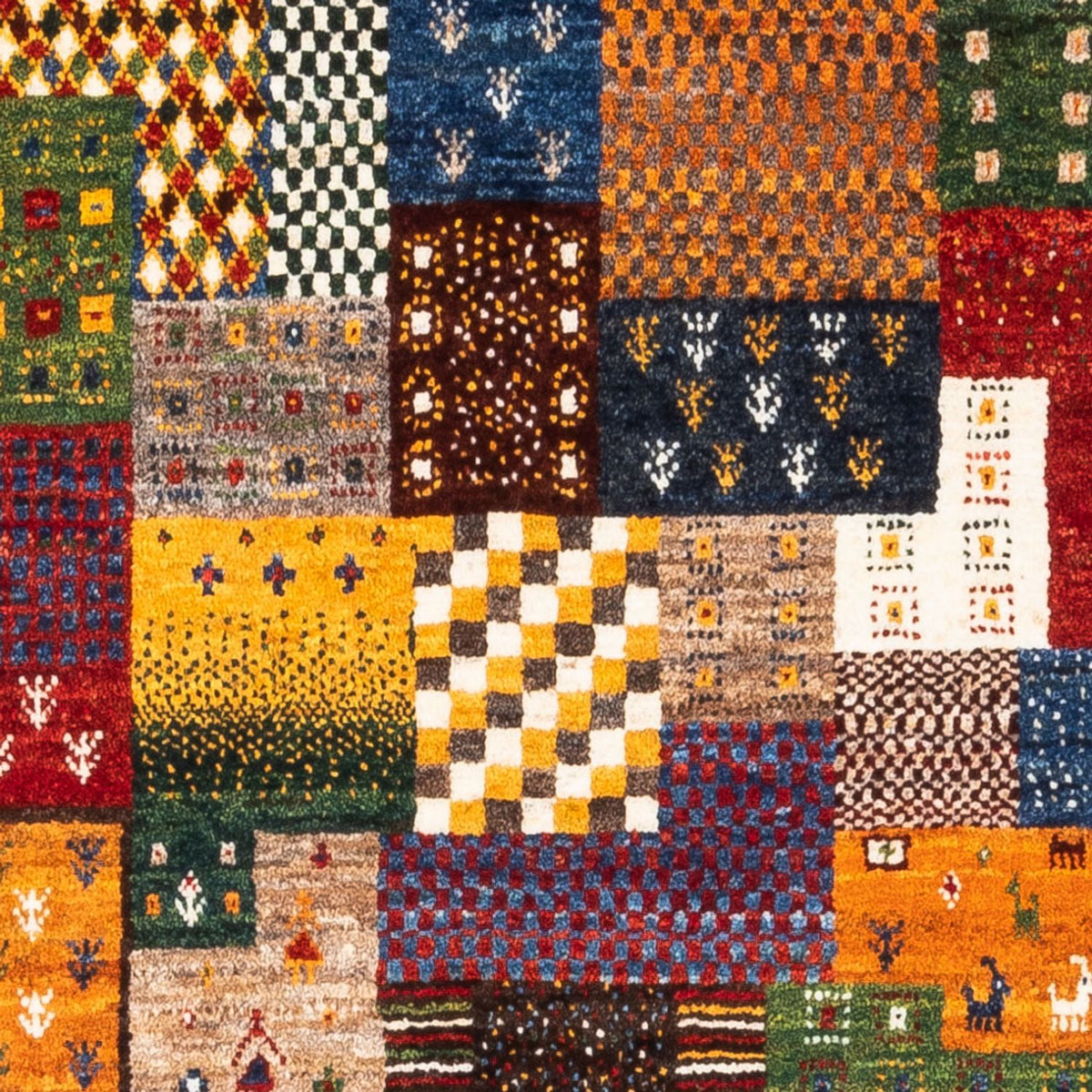 Dywan Gabbeh - Loribaft Perski - Royal - 138 x 84 cm - wielokolorowy