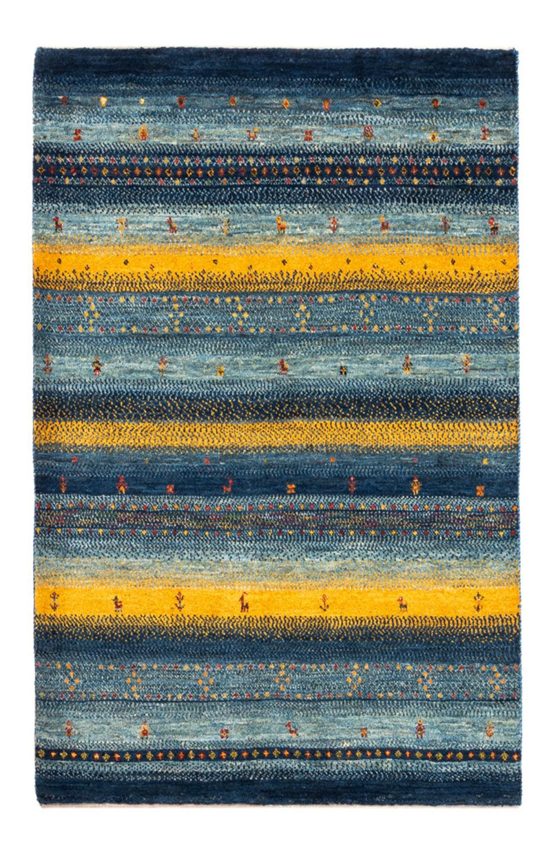 Dywan Gabbeh - Loribaft Perski - Royal - 130 x 88 cm - wielokolorowy