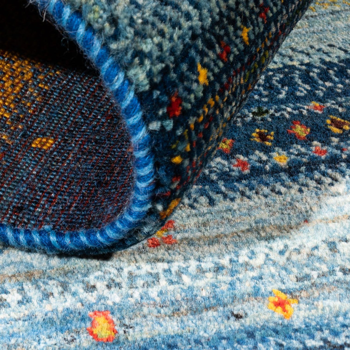 Dywan Gabbeh - Loribaft Perski - Royal - 130 x 88 cm - wielokolorowy