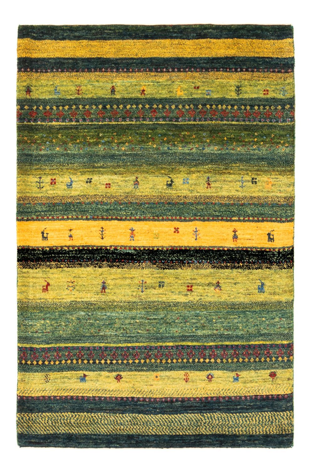 Dywan Gabbeh - Loribaft Perski - Royal - 128 x 85 cm - wielokolorowy