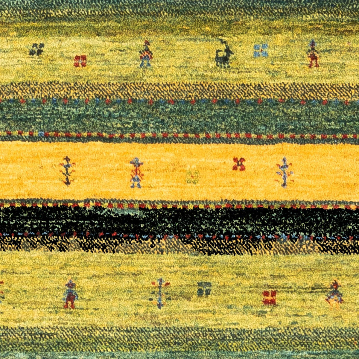 Dywan Gabbeh - Loribaft Perski - Royal - 128 x 85 cm - wielokolorowy