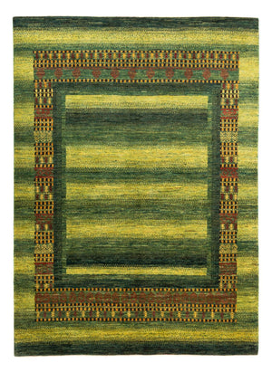 Dywan Gabbeh - Loribaft Perski - Royal - 216 x 157 cm - zielona