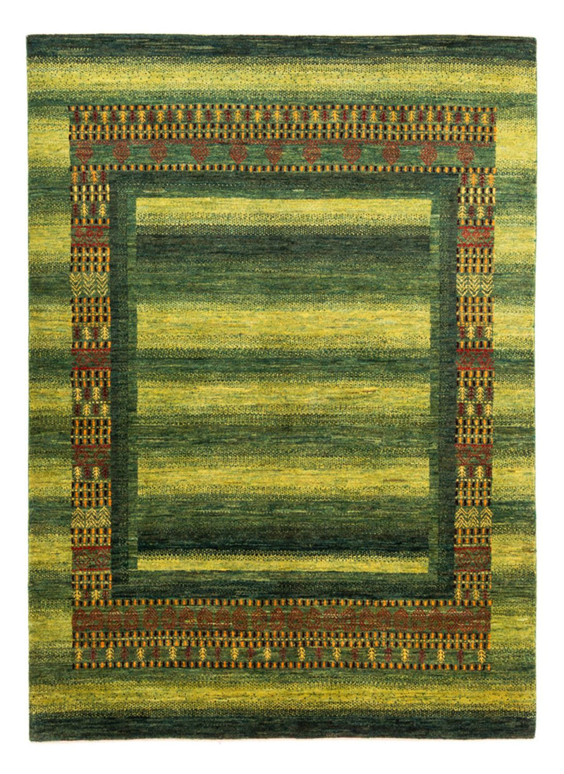 Dywan Gabbeh - Loribaft Perski - Royal - 216 x 157 cm - zielona