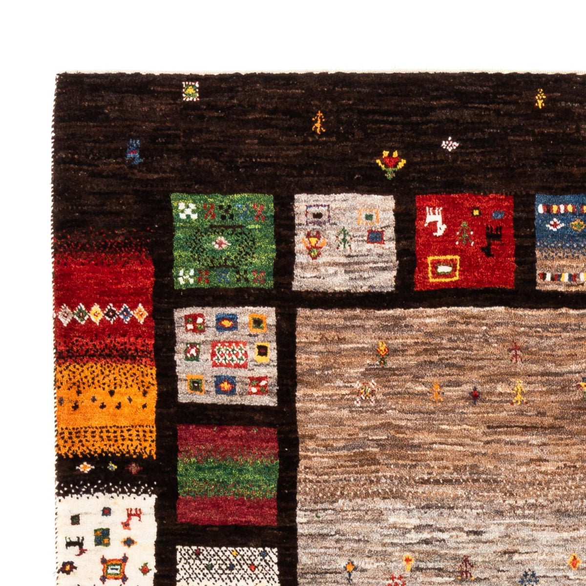 Gabbeh Teppich - Loribaft Perser - Royal - 214 x 156 cm - mehrfarbig