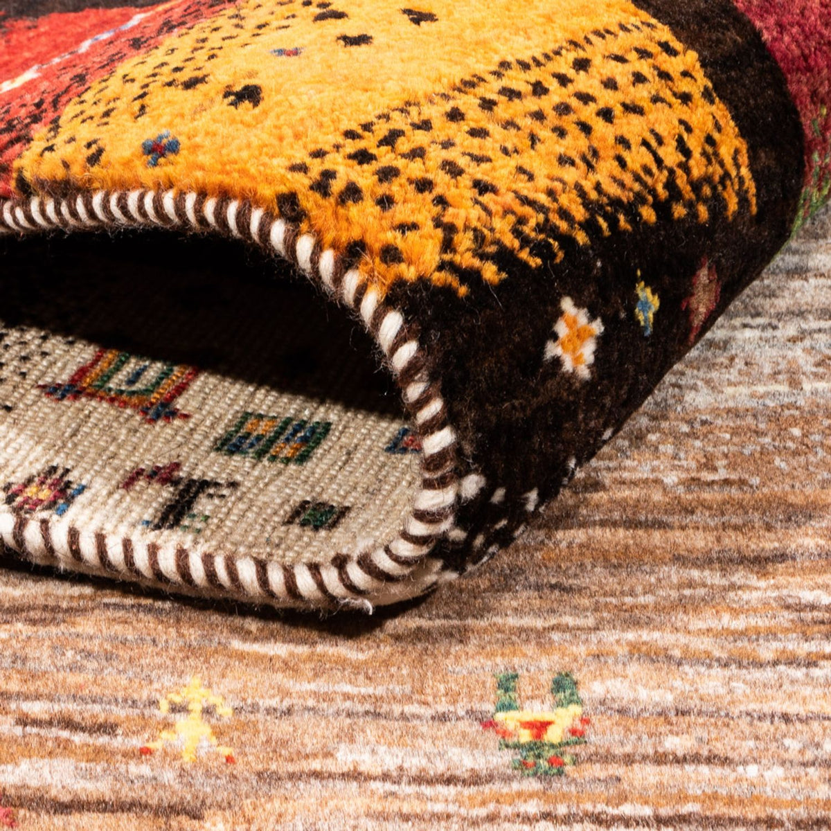 Gabbeh Teppich - Loribaft Perser - Royal - 214 x 156 cm - mehrfarbig