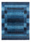 Gabbeh Teppich - Loribaft Perser - 204 x 153 cm - blau