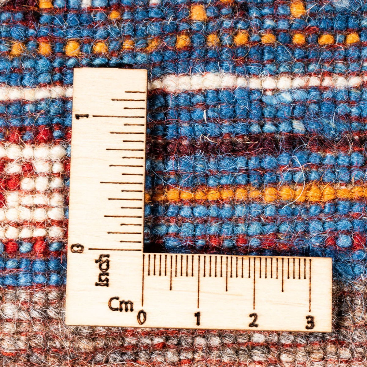 Dywan Gabbeh - Loribaft Perski - Royal - 106 x 81 cm - wielokolorowy