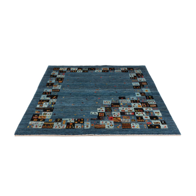 Gabbeh Teppich - Loribaft Perser - Royal - 199 x 154 cm - blau
