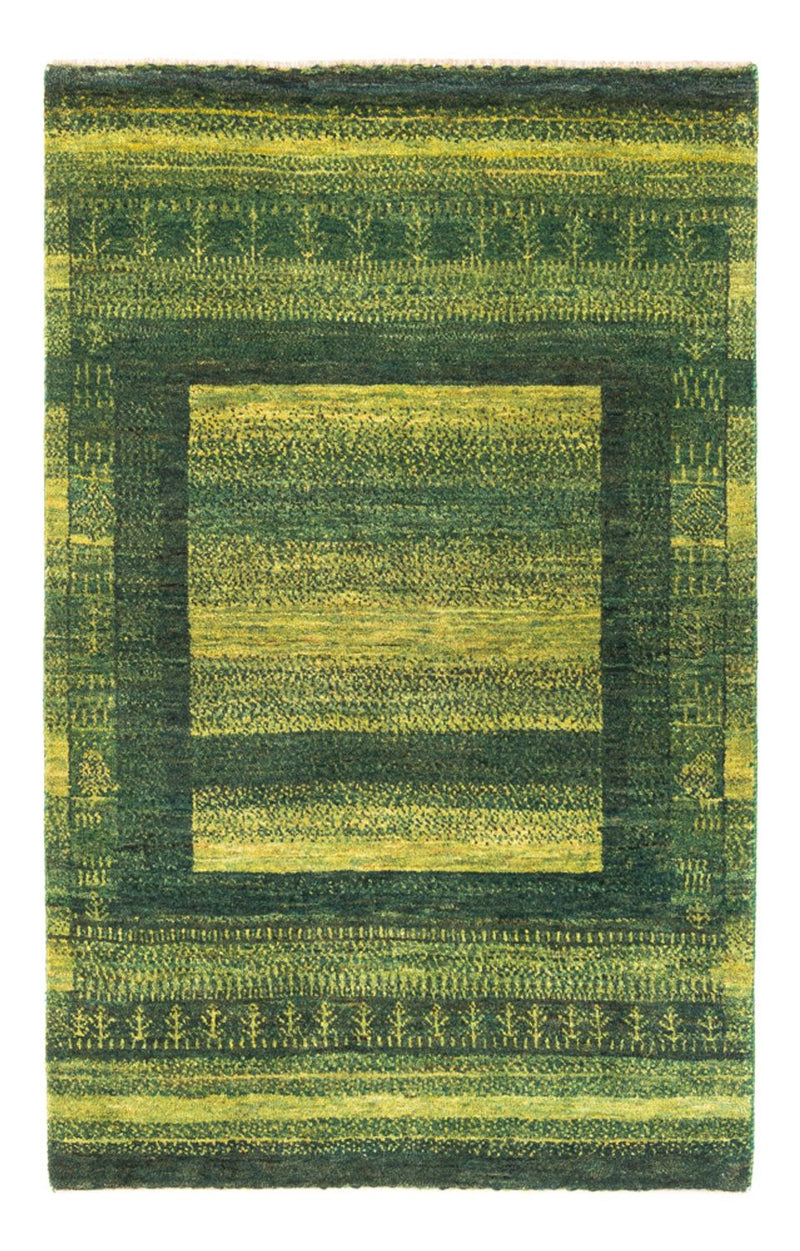 Gabbeh Teppich - Loribaft Perser - Royal - 150 x 97 cm - grün