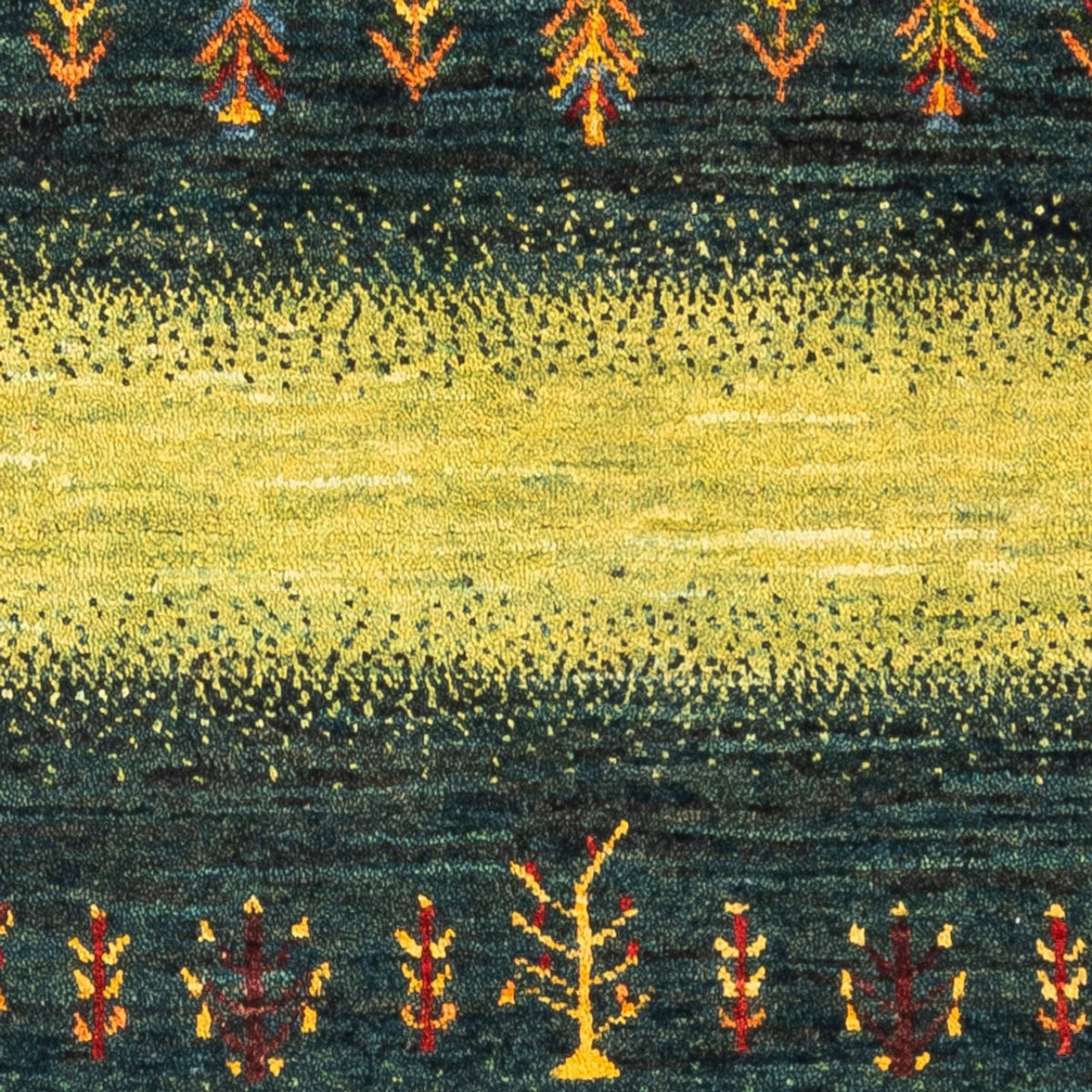 Dywan Gabbeh - Loribaft Perski - Royal - 137 x 81 cm - wielokolorowy