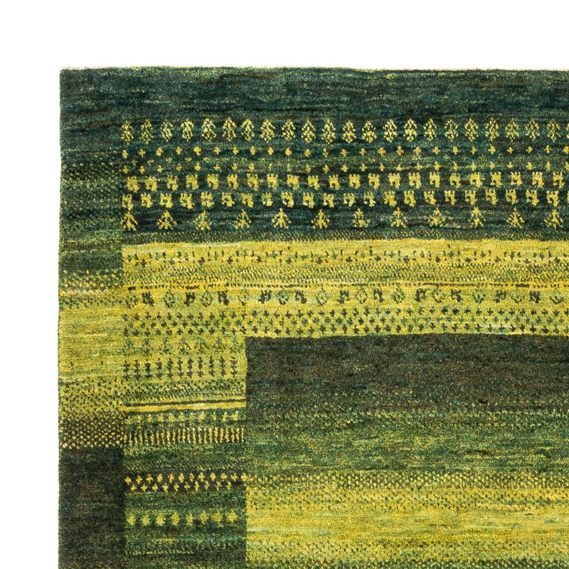 Gabbeh Teppich - Loribaft Perser - Royal - 196 x 165 cm - grün