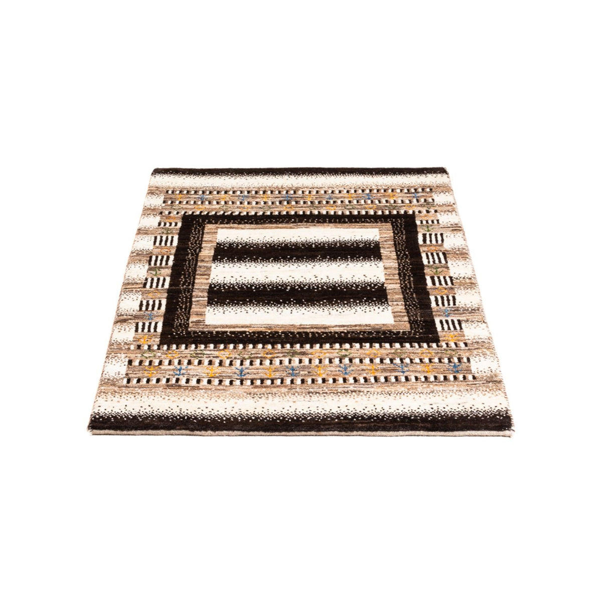 Dywan Gabbeh - Loribaft Perski - Royal - 111 x 72 cm - wielokolorowy