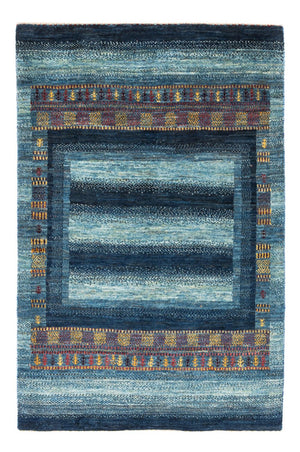 Dywan Gabbeh - Loribaft Perski - Royal - 132 x 90 cm - wielokolorowy