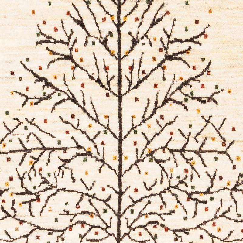 Dywan Gabbeh - Loribaft Perski - Royal - 132 x 84 cm - kremowy