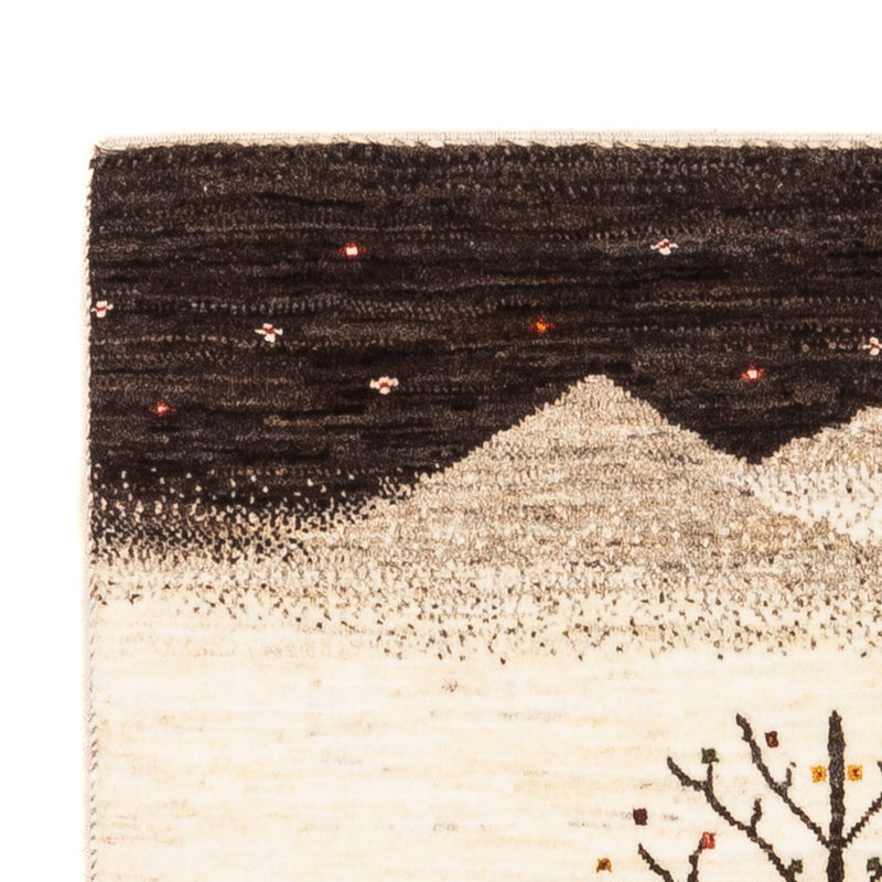 Dywan Gabbeh - Loribaft Perski - Royal - 132 x 84 cm - kremowy