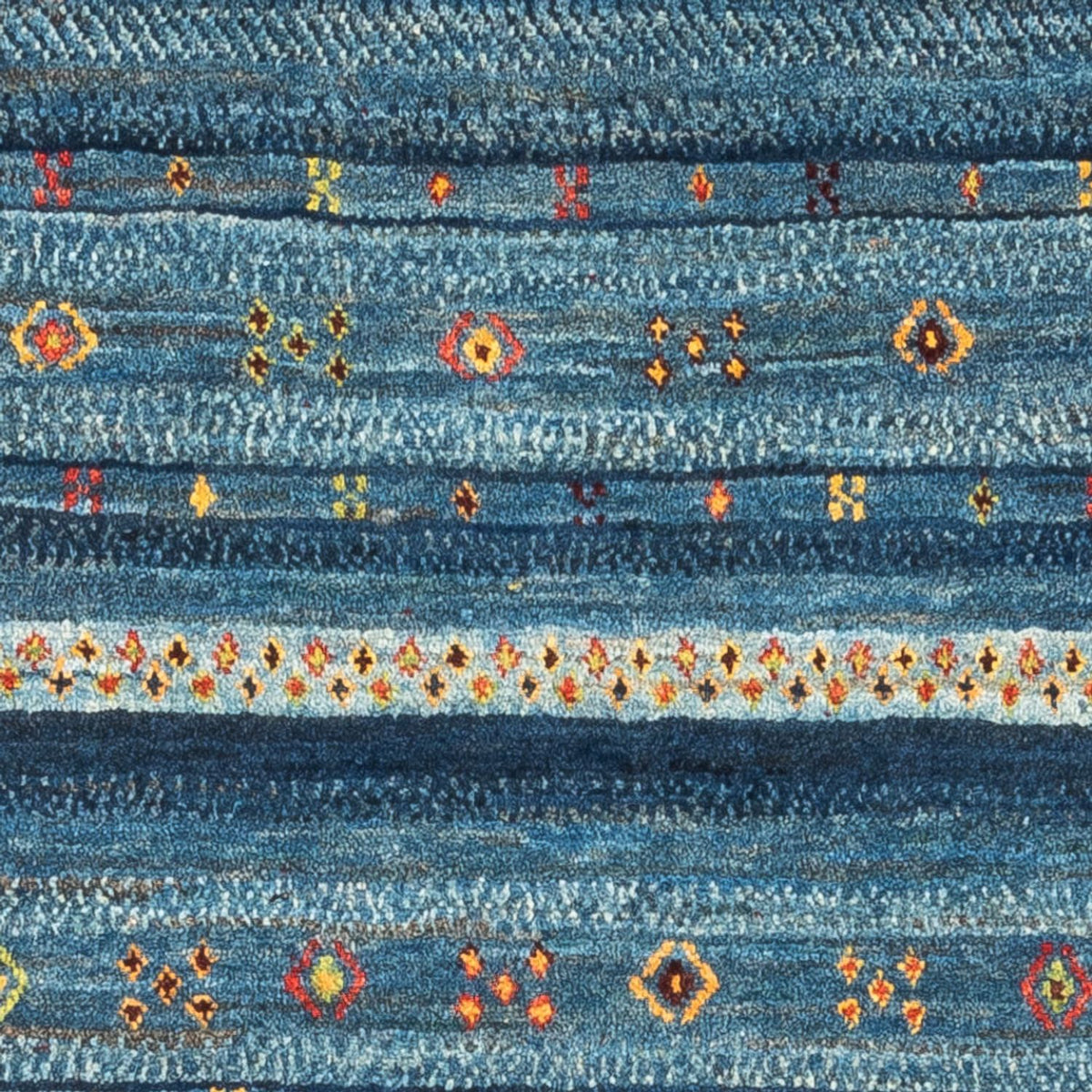 Dywan Gabbeh - Loribaft Perski - Royal - 129 x 84 cm - wielokolorowy