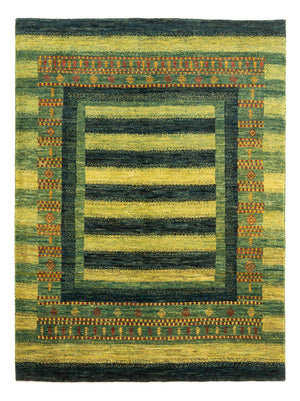 Gabbeh Teppich - Loribaft Perser - Royal - 206 x 152 cm - grün